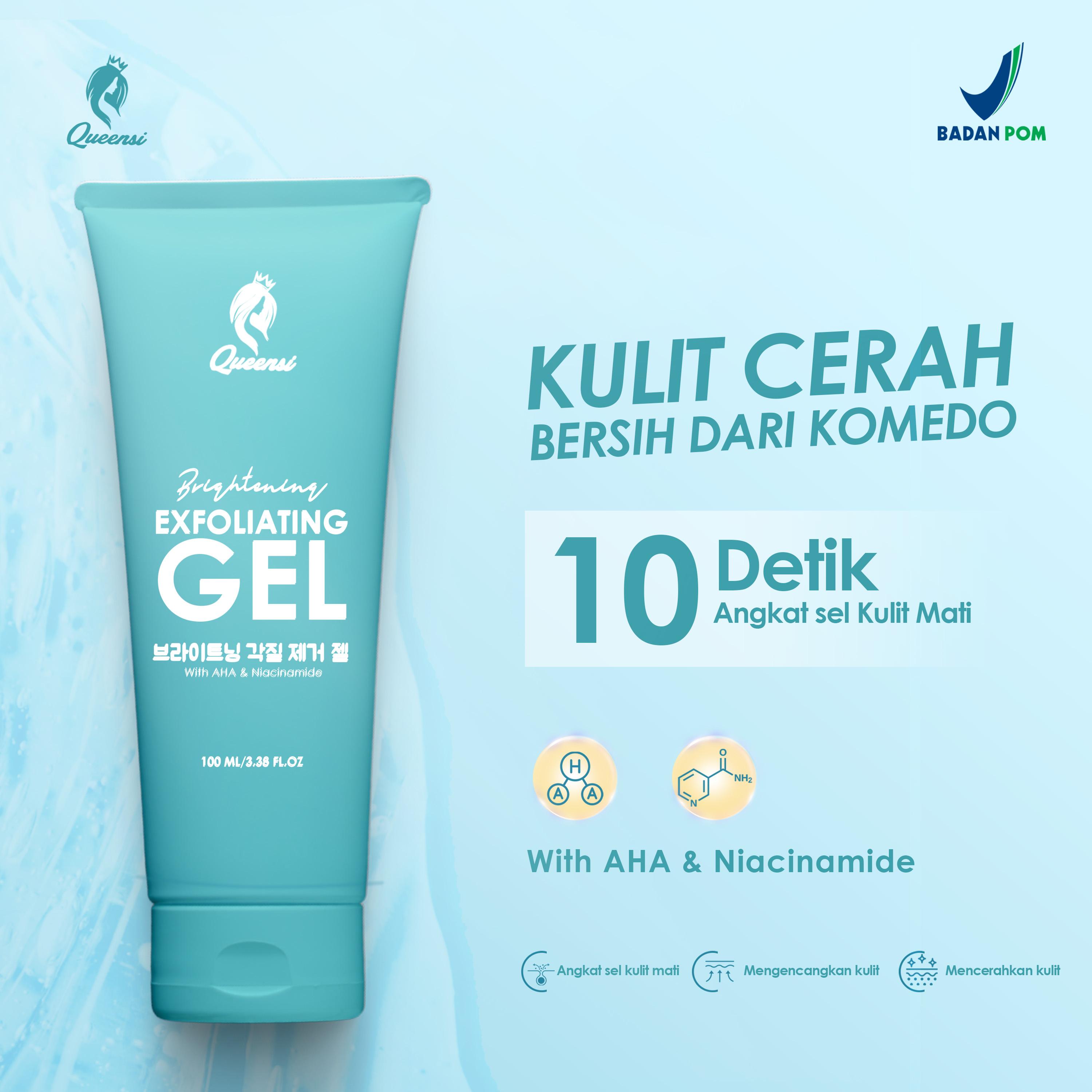 Queensi Brightening Exfoliating Gel New